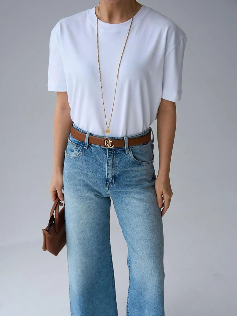 OrganiK Pamuk T-Shirt Beyaz